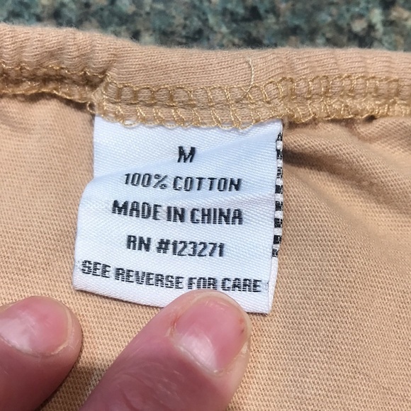 Forever 21 size Medium tan open back with tie shirt - Picture 8 of 9